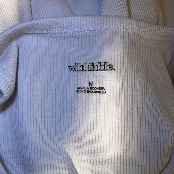 Wild Fable Cream Ribbed Tank Top - Picture 3 of 3